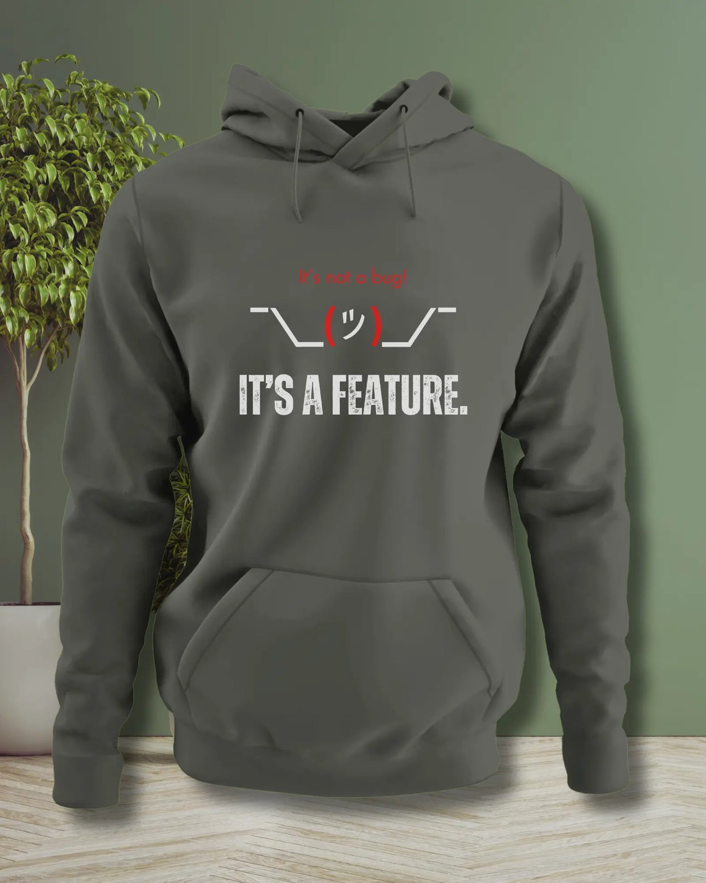It’s Not a Bug, It’s a Feature - Humor Meets Style in This Coding Hoodie for Programmers DevHero India