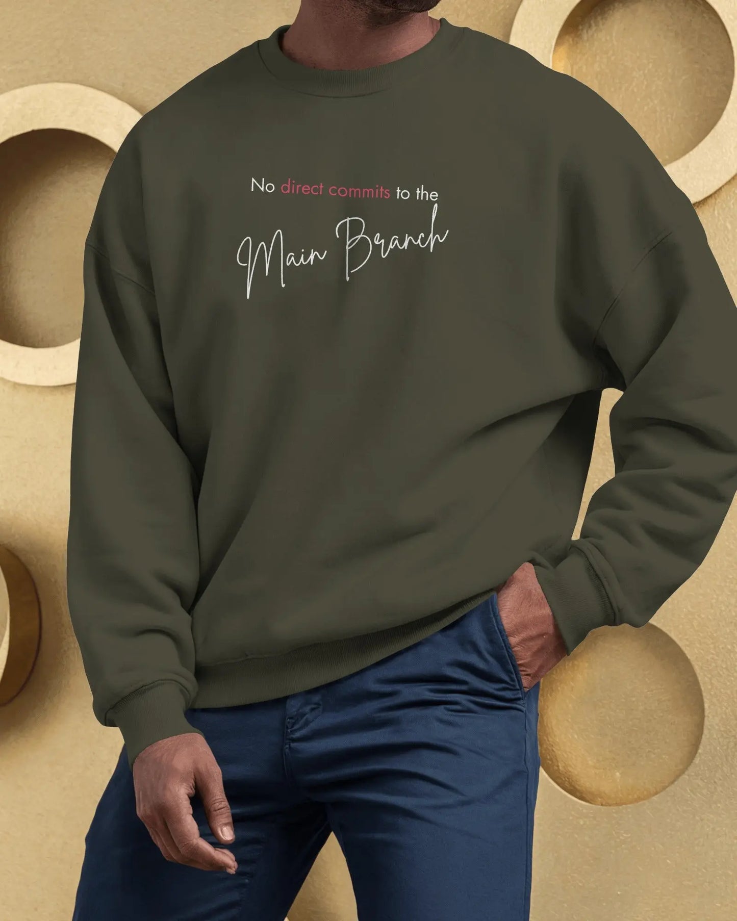 No Direct Commit to the main branch | Unisex Coder Sweatshirt DevHero India