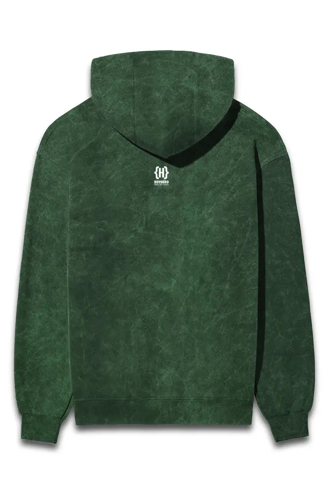 Out of Office (White) - Relax in Style with DevHero’s Coding Hoodies for Programmers | Acid Wash Hoodie DevHero India