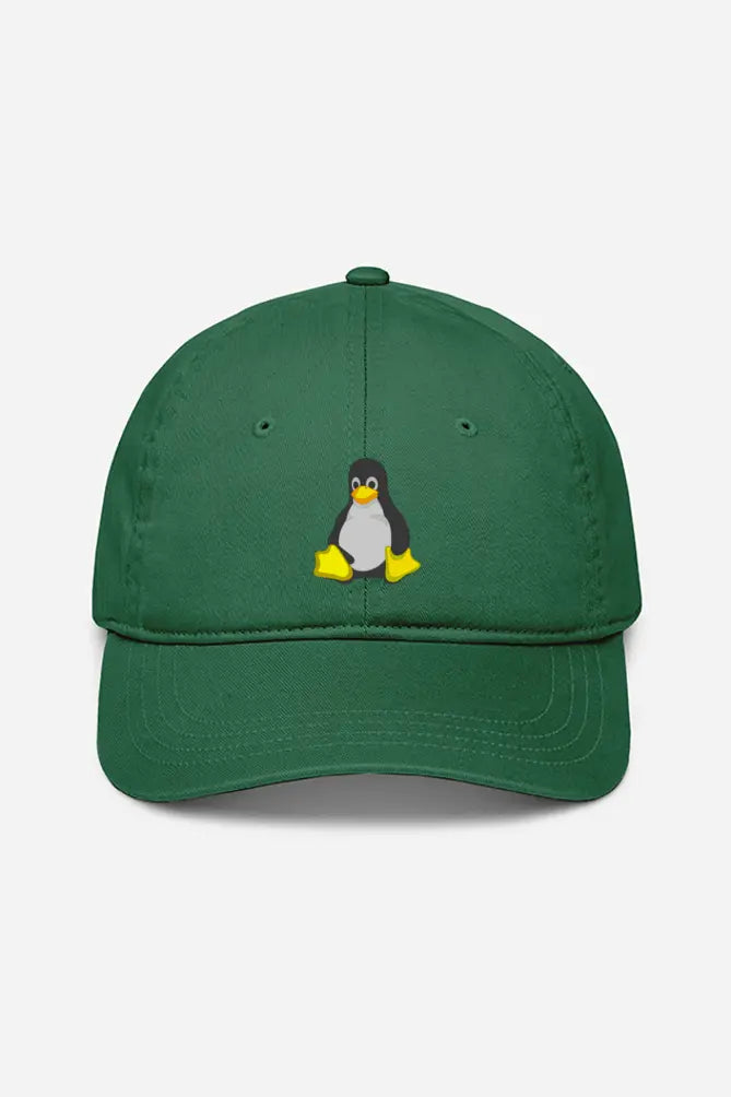 Linux Tux Penguin Baseball Cap for the coders (Unisex), Linux Cap DevHero India