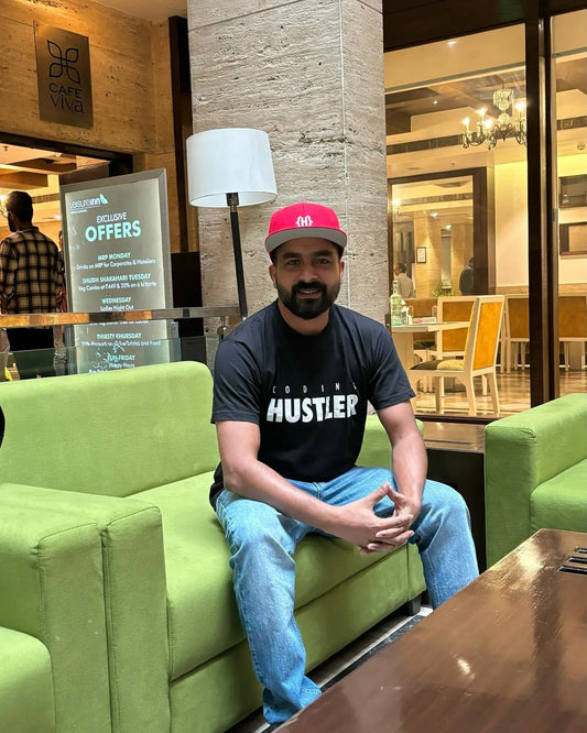 Coding Hustler Unisex T-Shirt - Show Your Coding Spirit DevHero India