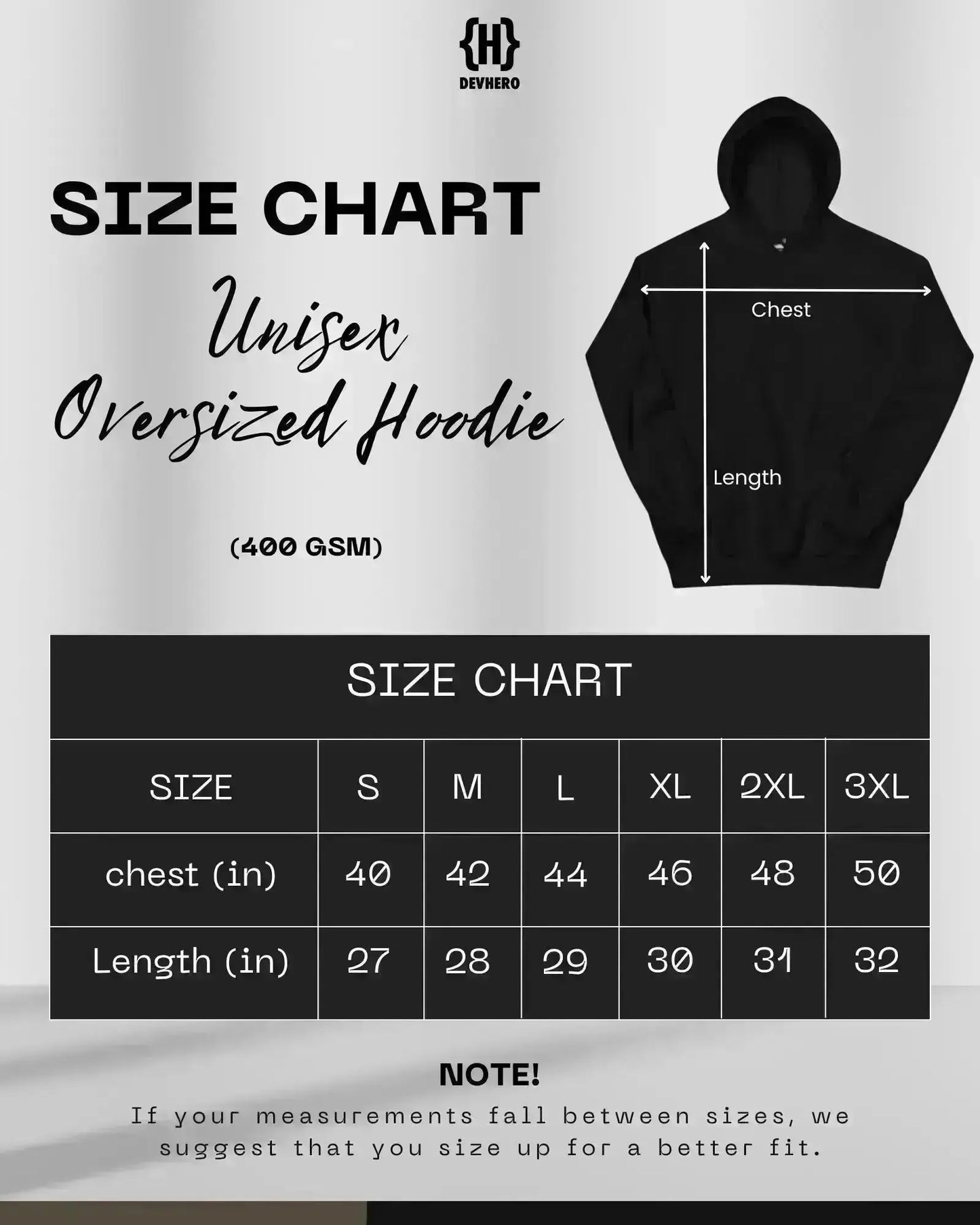 I Will Not Deploy on Fridays Oversized Hoodie | White – 400 GSM | Hoodie for Developers DevHero India