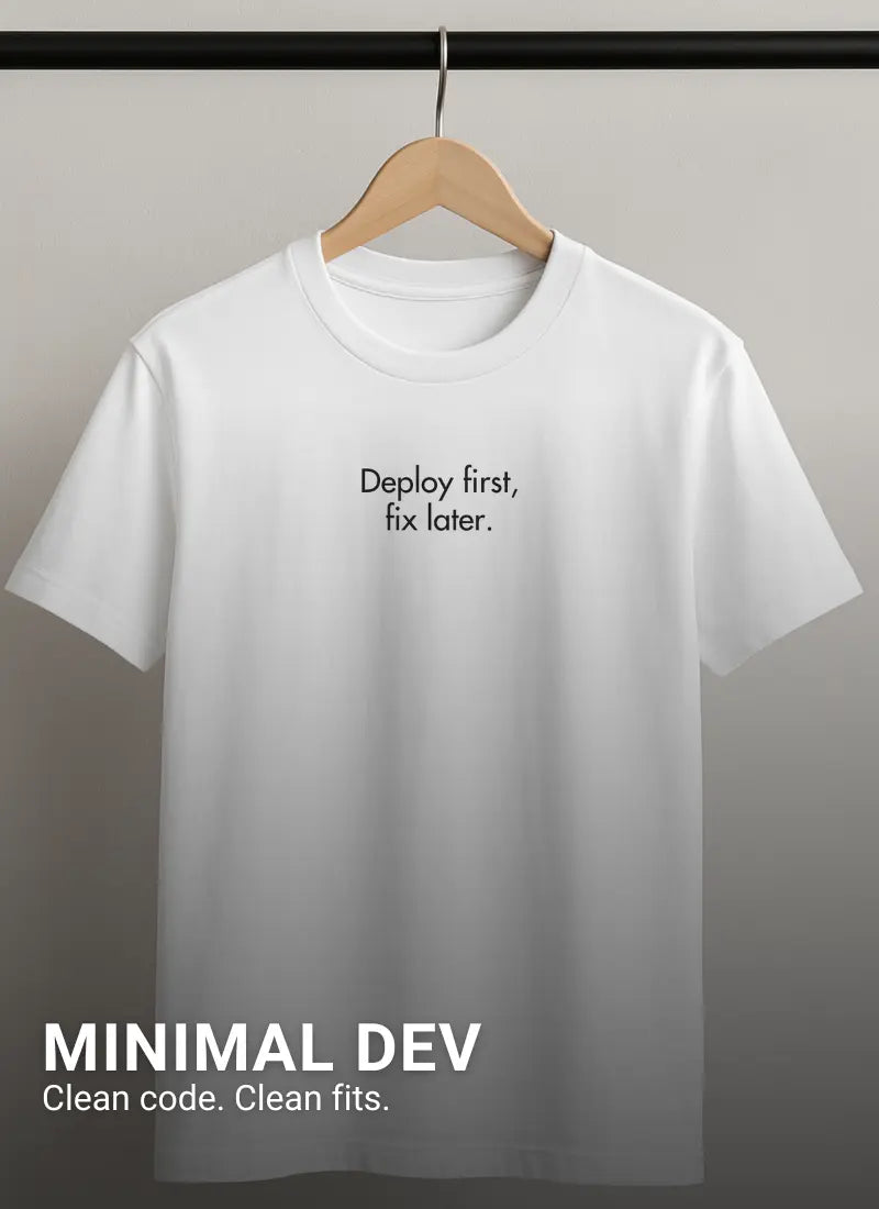 Supima Cotton Tees for Developers | Premium Soft Fabric | DevHero India