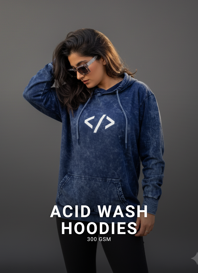Acid Wash Hoodies for Developers | Cozy Coding Style for Software Engineers