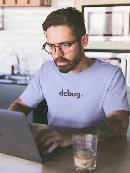 Debug - Unisex Classic Round Neck T-Shirt DevHero India