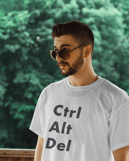 Ctrl Alt Del - Unisex Classic T-Shirt for developers DevHero India