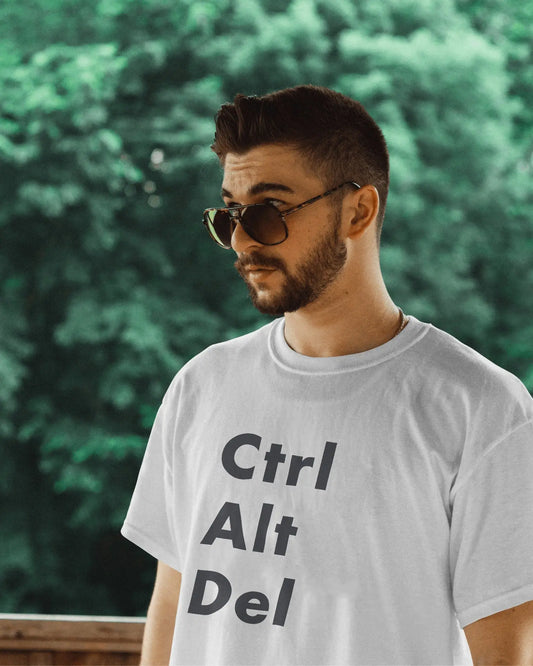 Ctrl Alt Del - Unisex Classic T-Shirt for developers DevHero India