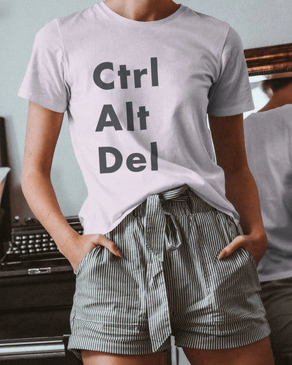 Ctrl Alt Del - Unisex Classic T-Shirt for developers DevHero India