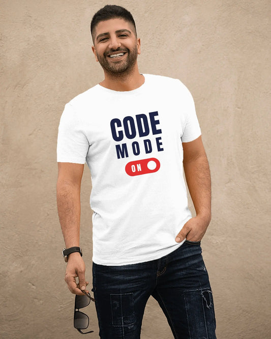 Code Mode On Unisex T-Shirt DevHero India