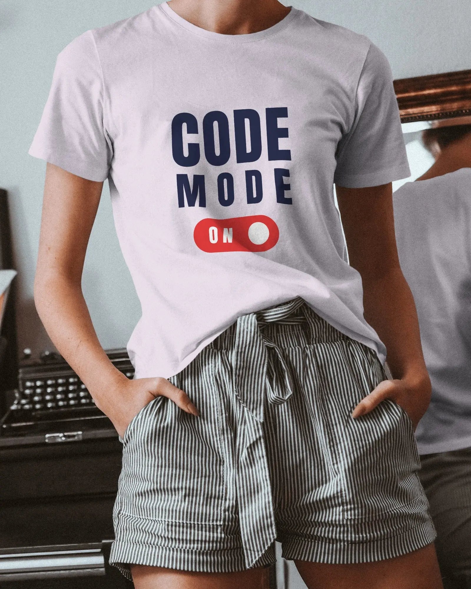 Code Mode On Unisex T-Shirt DevHero India