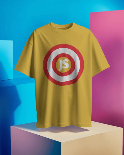 Captain JS Short Sleeve T-Shirt - Fun and Functional for JavaScript Developers DevHero India
