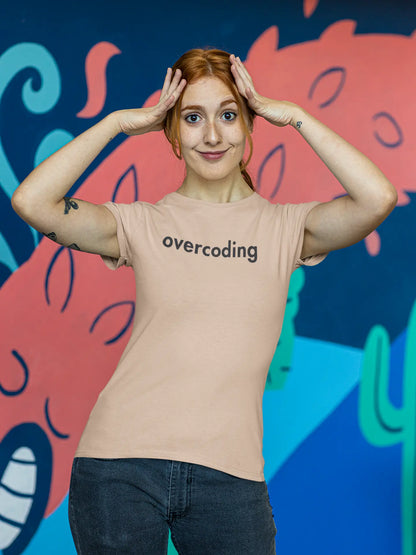 Overcoding - Unisex Coding T-Shirt for developers DevHero India