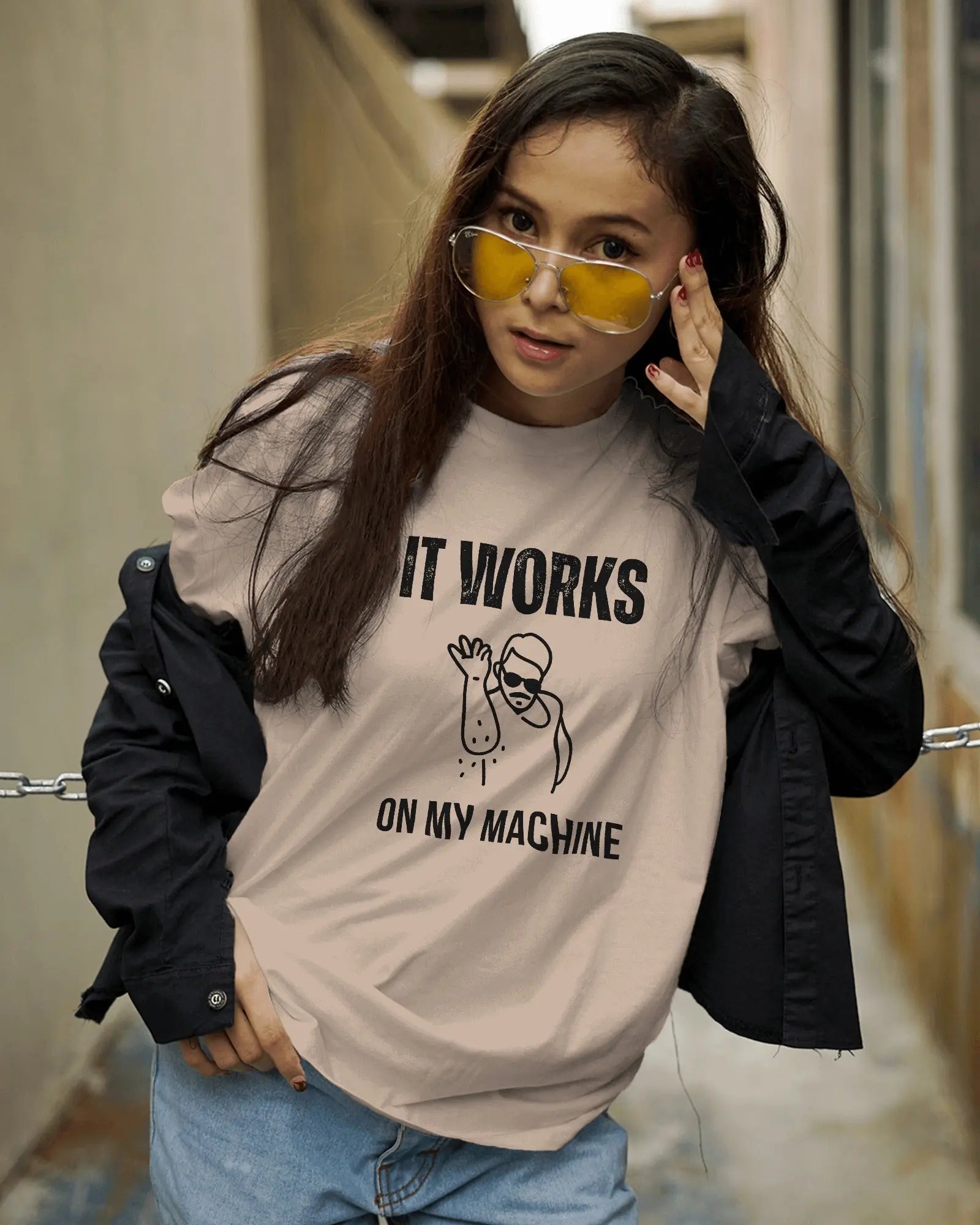 It Works On My Machine - Unisex Coding T-Shirt for developers DevHero India