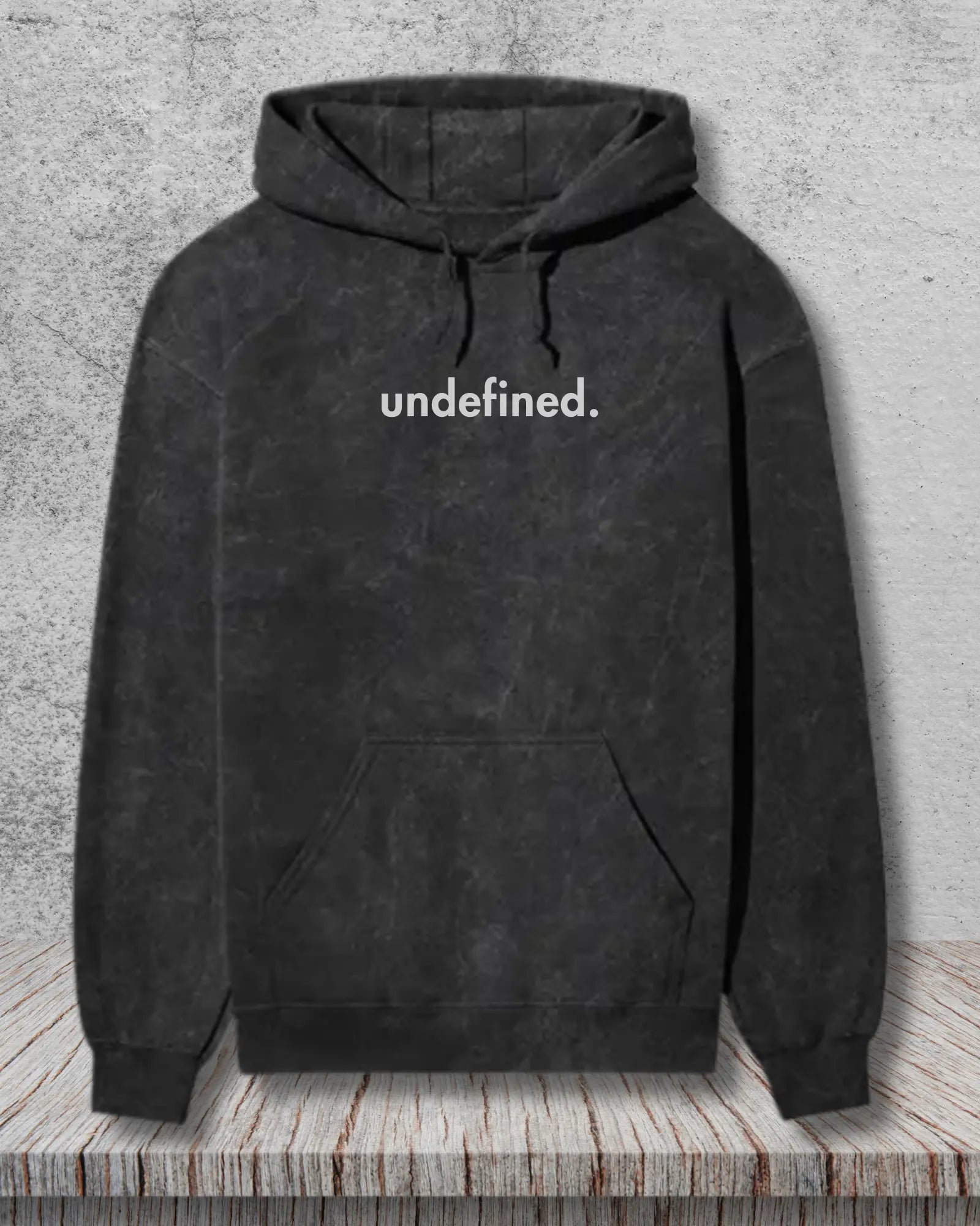 Undefined Acid Wash Hoodie - Iconic Coding Geek Hoodie by DevHero DevHero India