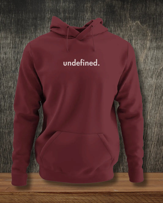 Undefined - Iconic Coding Geek Hoodie by DevHero DevHero India