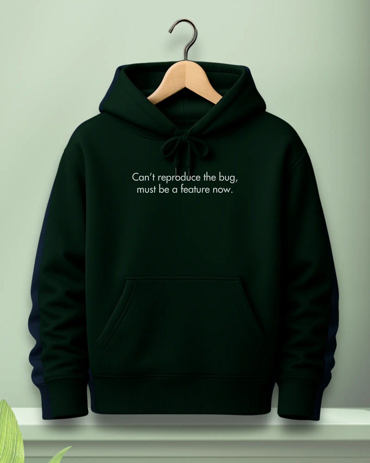 Can’t Reproduce the Bug Hoodie – 400 GSM Oversized Cotton Hoodie for Developers