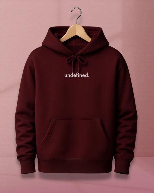Undefined - Coding Geek Hoodie by DevHero | 400 GSM Unisex Oversized Hoodie