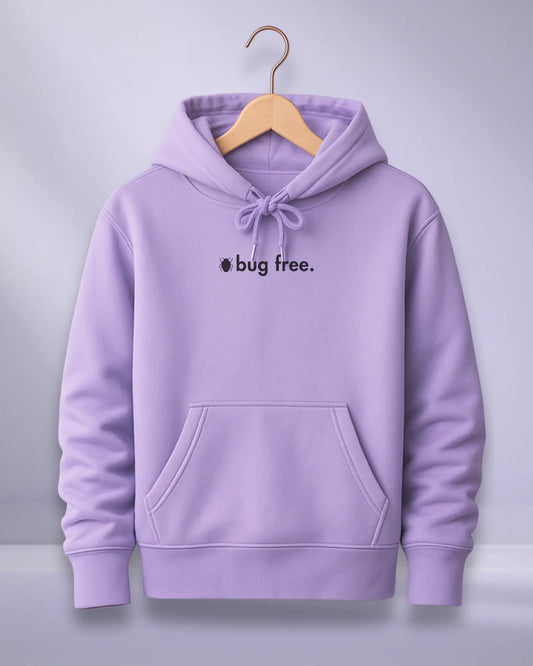 Bug-Free Oversized Hoodie - 400 GSM | Light Baby Pink | Clean Code, Clean Style Coding Hoodie