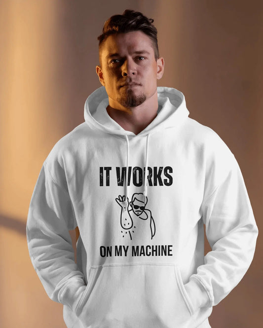 It Works on My Machine - Unisex Oversized Hoodie for coders | 400 GSM