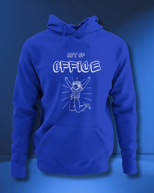 Out of Office (White) - Relax in Style with DevHero’s Coding Hoodies for Programmers DevHero India