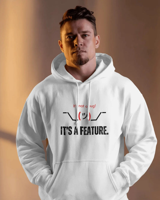 It’s Not a Bug, It’s a Feature - Humor Meets Style in This Oversized Coding Hoodie | 400 GSM