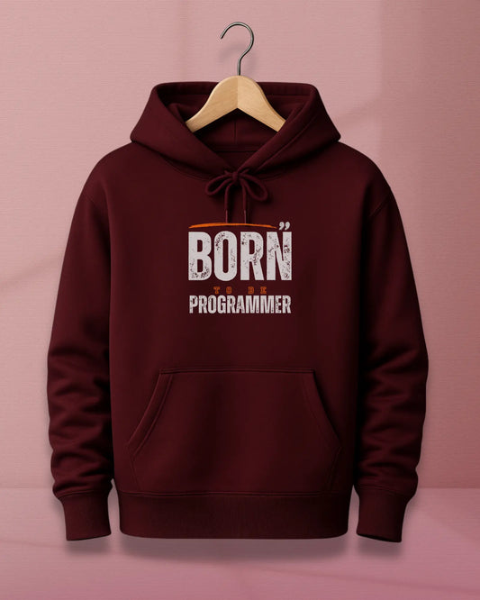 Born to Be a Programmer Hoodie – Heavy Cotton Hoodie for Developers
