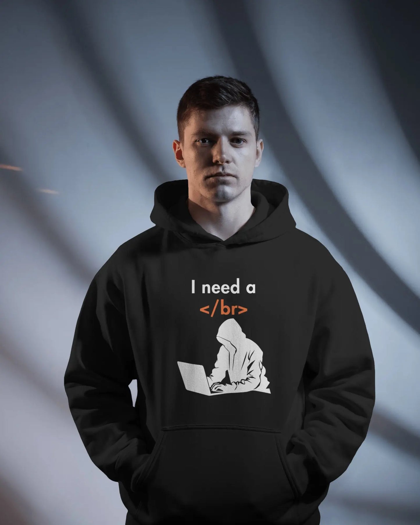 I Need a Break Hoodie – Heavy 400 GSM Oversized Hoodie for Developers