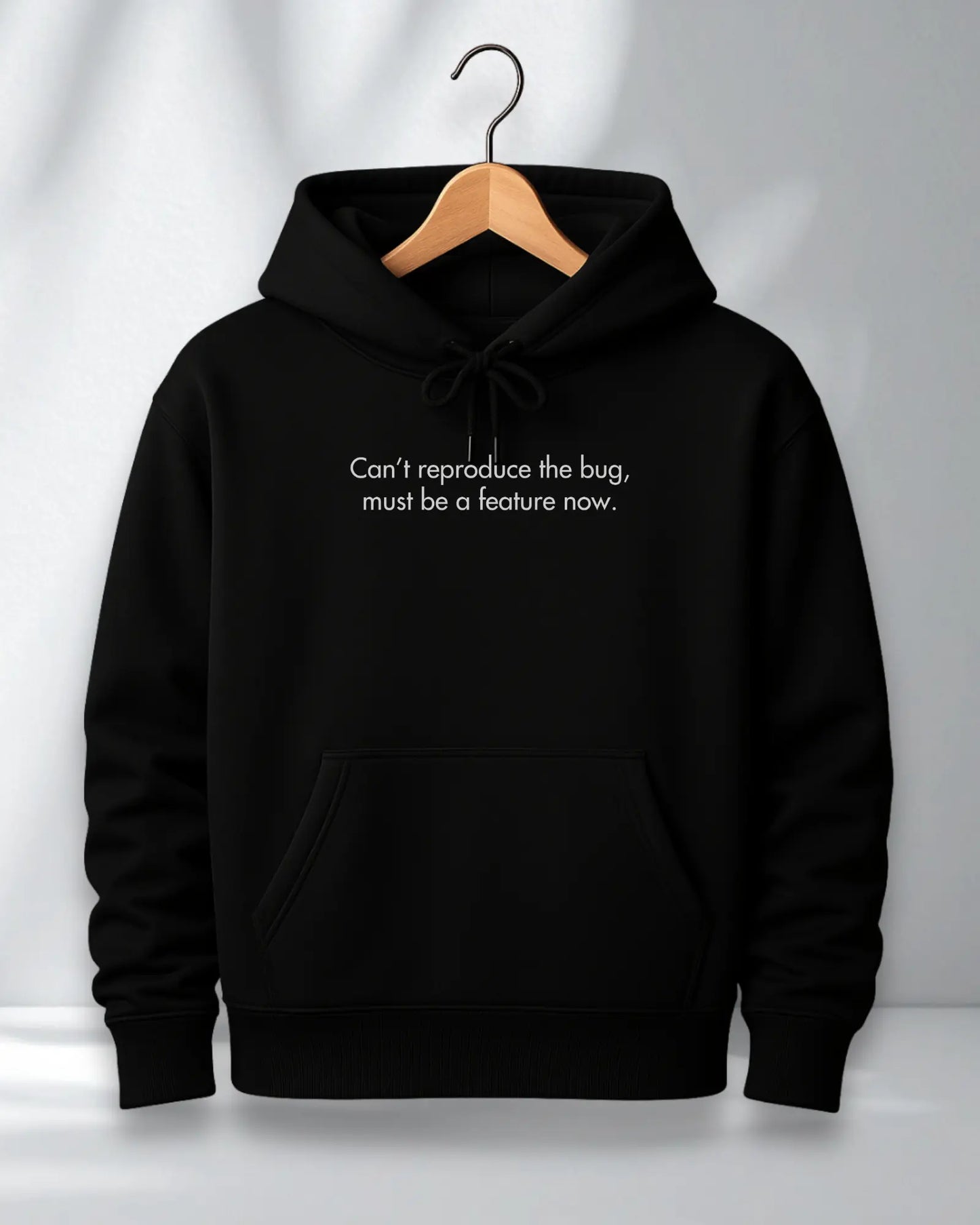 Can’t Reproduce the Bug Hoodie – 400 GSM Oversized Cotton Hoodie for Developers