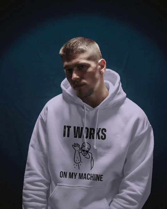 It Works on My Machine - Unisex Oversized Hoodie for coders | 400 GSM