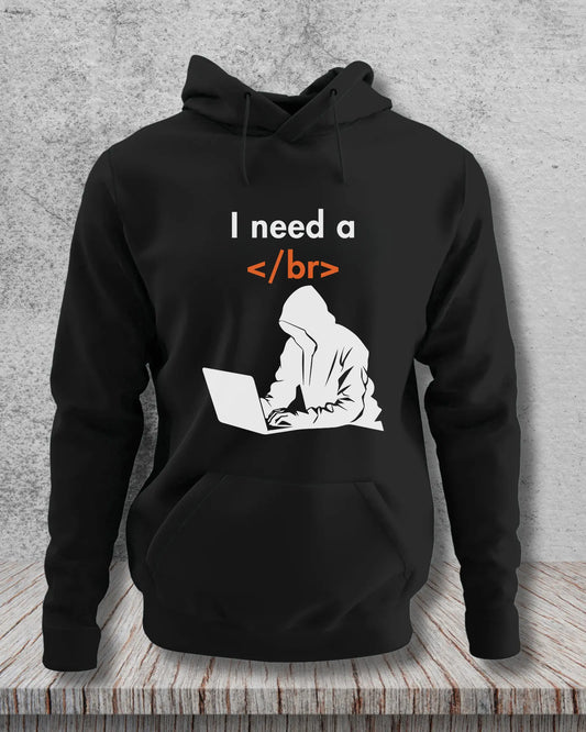 Need a Break - Relax in DevHero’s Coding Hoodie for Programmers DevHero India