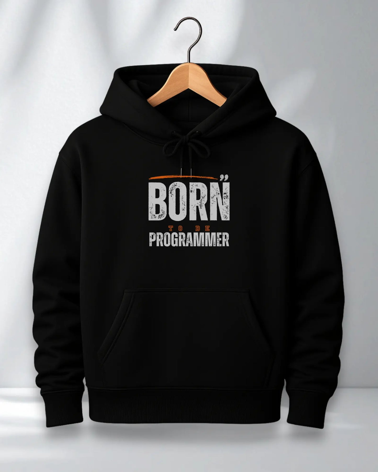 Born to Be a Programmer Hoodie – Heavy Cotton Hoodie for Developers
