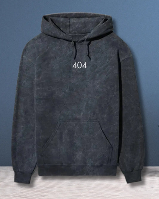 404 Acid Wash Hoodie - A Coding Geek Hoodie for Developers Who Never Quit DevHero India