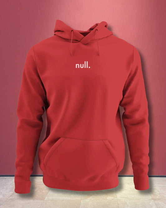 Null - Minimalist Coding Hoodie for Programmers by DevHero DevHero India