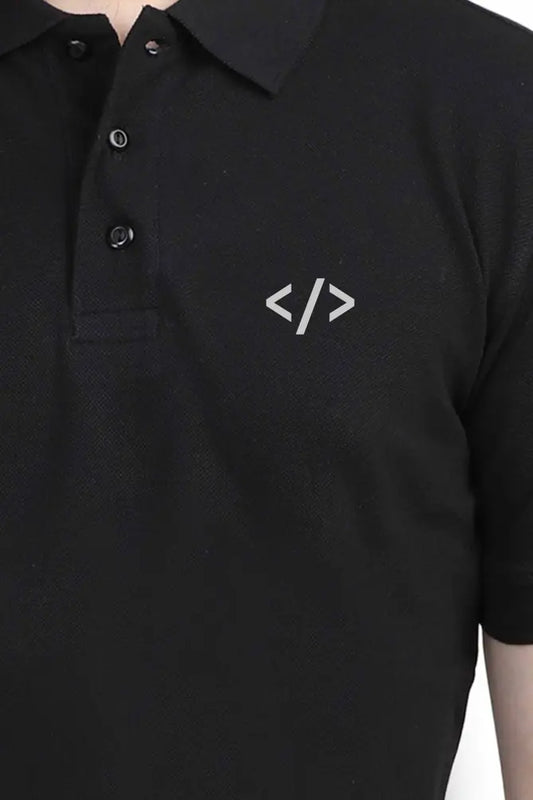 Autonomous Unisex Polo Half Sleeve T-shirt DevHero India