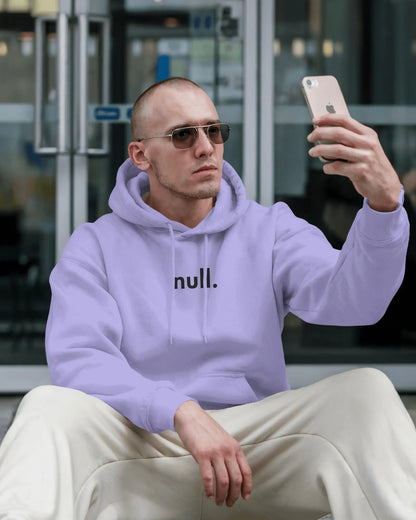 NULL - Unisex Heavy Weight Hoodie for Coders | White | 400 GSM Hoodie