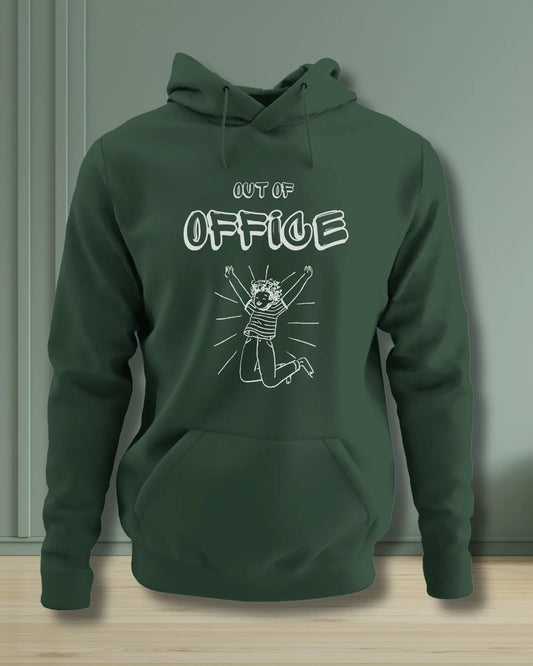 Out of Office (White) - Relax in Style with DevHero’s Coding Hoodies for Programmers DevHero India