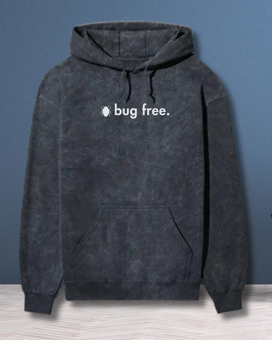 Bug-Free Acid Wash Hoodie - Clean Code, Clean Style in a DevHero Coding Hoodie DevHero India