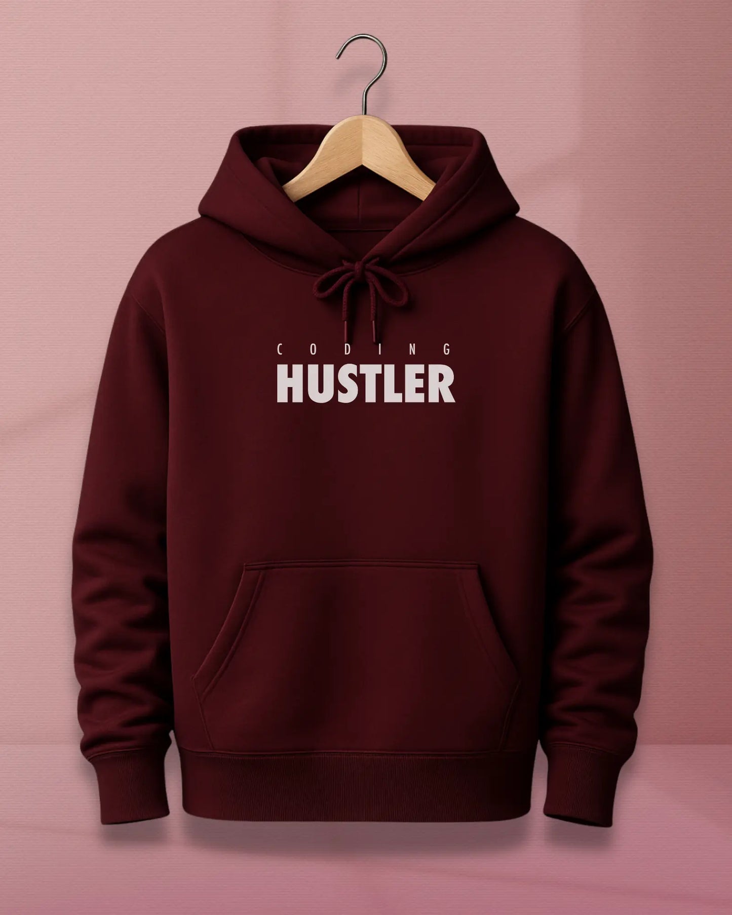 Coding Hustler Hoodie - Heavy Hoodie for Developers & Creators