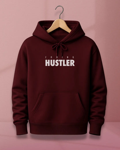 Coding Hustler Hoodie - Heavy Hoodie for Developers & Creators