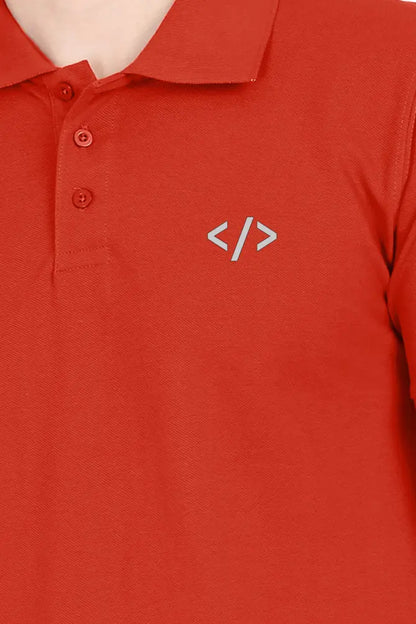 Autonomous Unisex Polo Half Sleeve T-shirt DevHero India