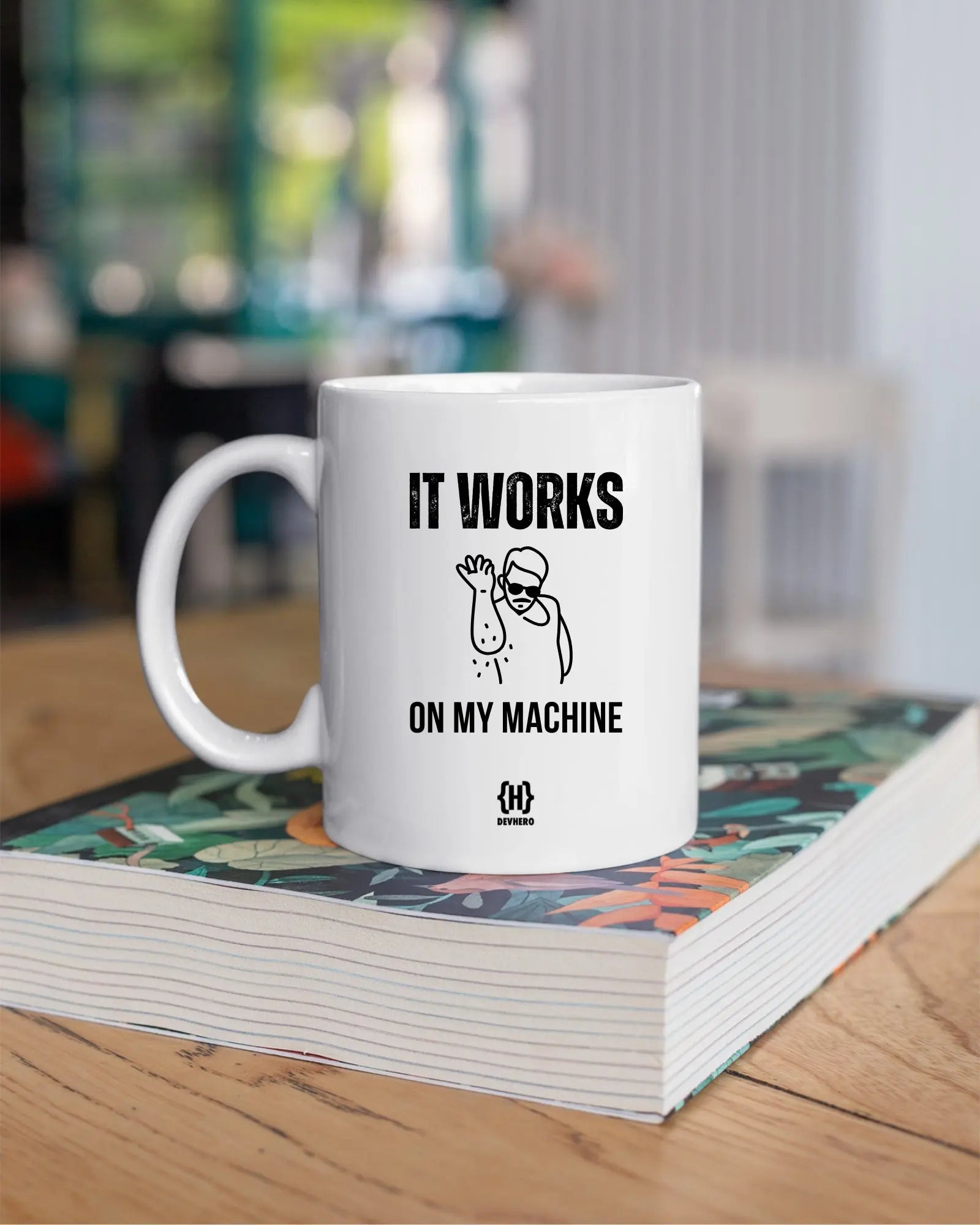 It's Working On My Machine - DevHero White Coffee Mug | Ceramic Coffee Mug for coders (11oz) DevHero India