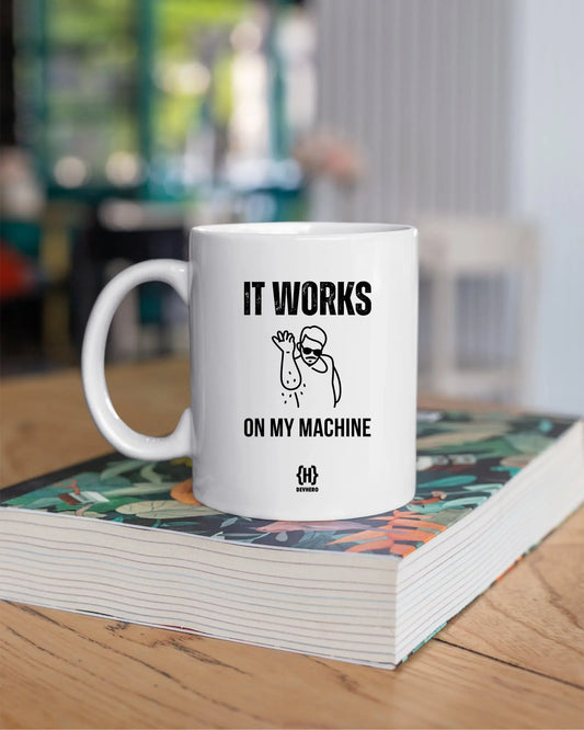 It's Working On My Machine - DevHero White Coffee Mug | Ceramic Coffee Mug for coders (11oz) DevHero India