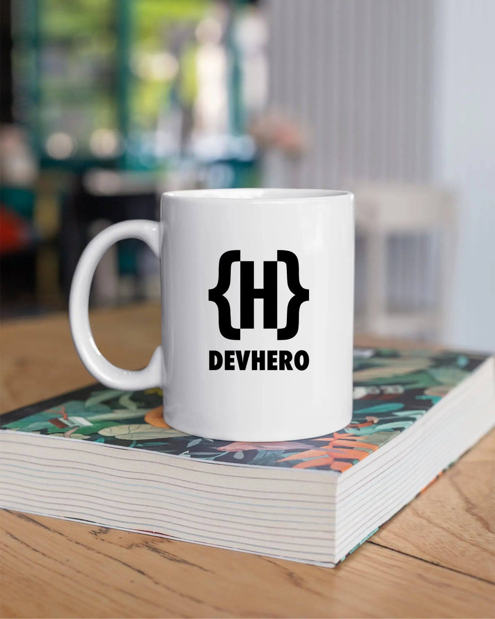 Official DevHero White Coffee Mug | Ceramic Coffee Mug for coders (11oz) DevHero India