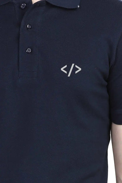Autonomous Unisex Polo Half Sleeve T-shirt DevHero India