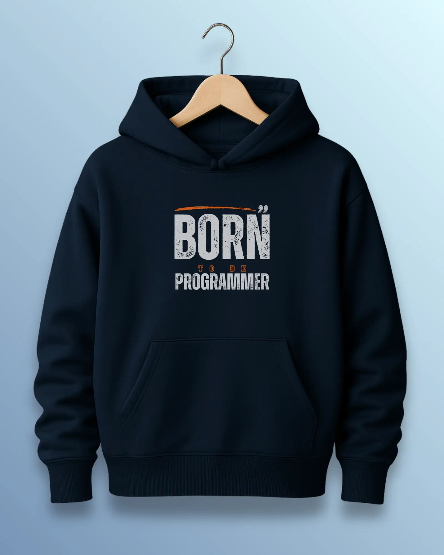 Born to Be a Programmer Hoodie – Heavy Cotton Hoodie for Developers