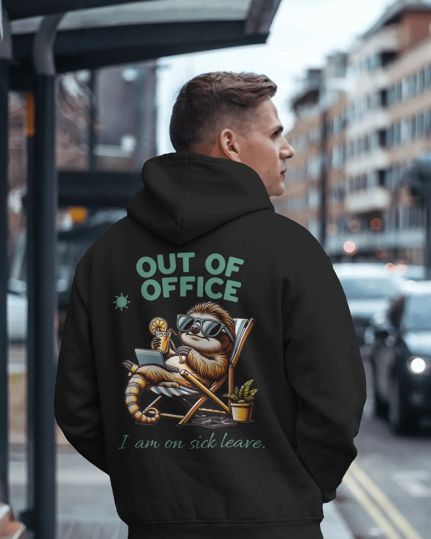 Out of Office Oversized Hoodie for Coders & Creators