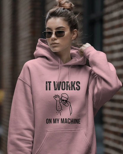 It Works on My Machine - Unisex Oversized Hoodie for coders | 400 GSM