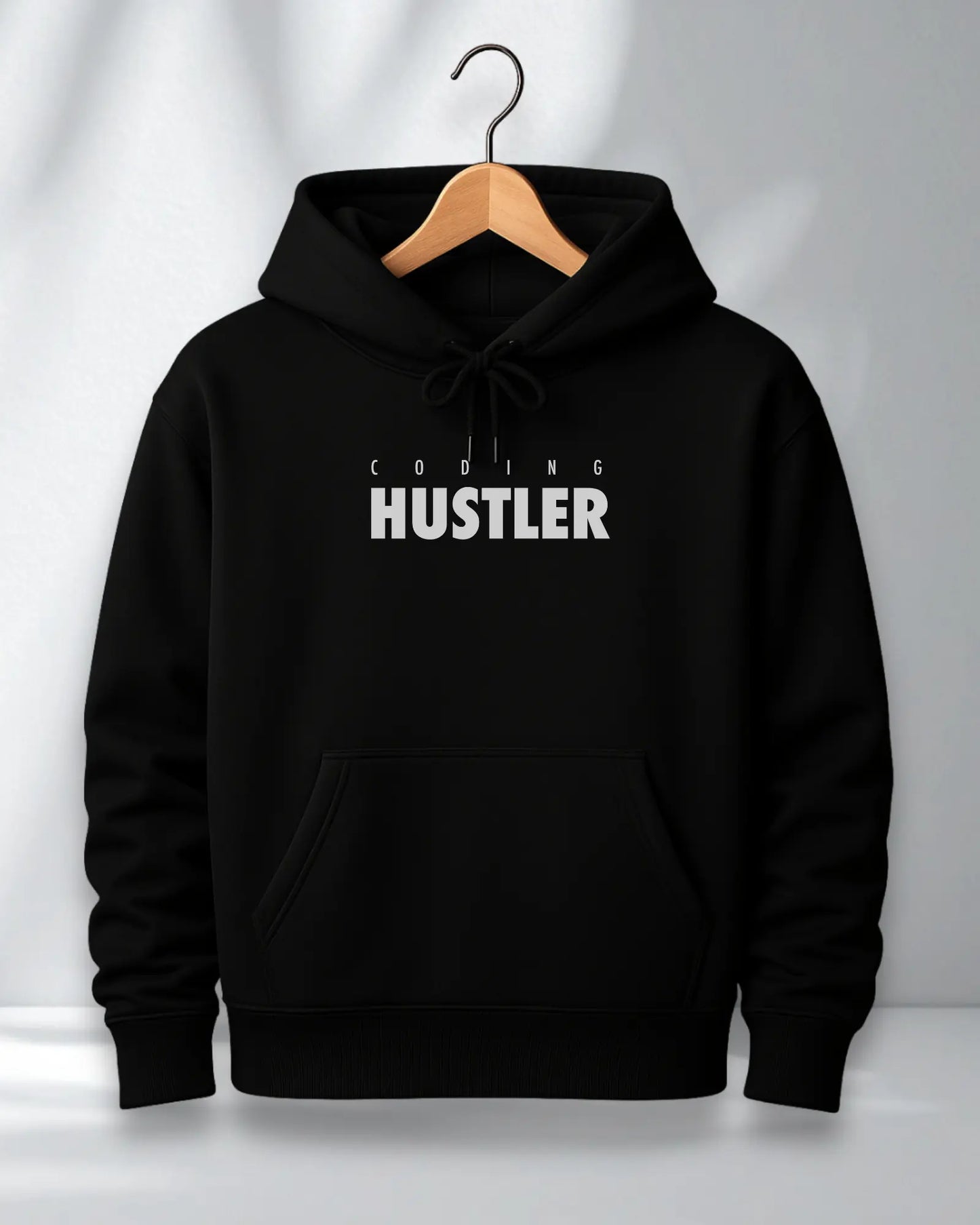 Coding Hustler Hoodie - Heavy Hoodie for Developers & Creators