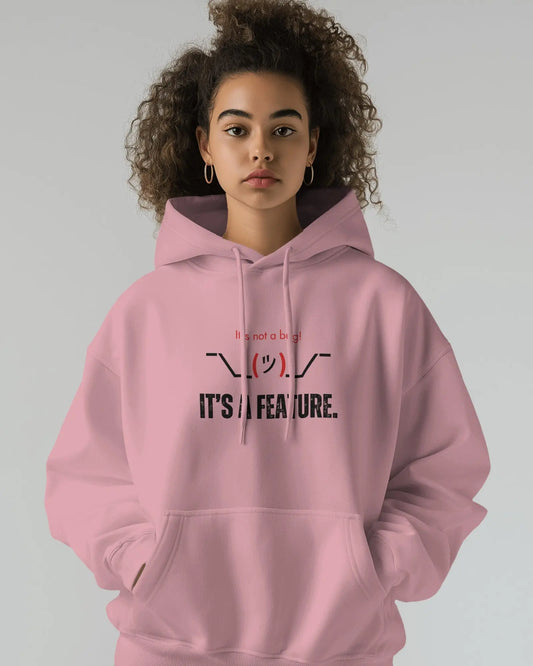 It’s Not a Bug, It’s a Feature - Humor Meets Style in This Oversized Coding Hoodie | 400 GSM