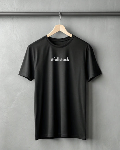 #fullstack | Premium Supima T-Shirt for Developers DevHero India